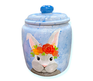 Pittsford Watercolor Bunny Jar
