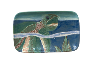 Pittsford Swimming Turtle Plate