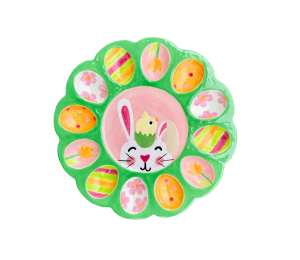 Pittsford Easter Sherbet Egg Plate