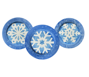 Pittsford Paper Snowflake Plate
